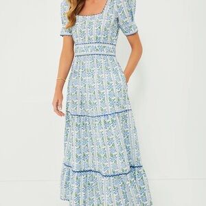 Pink city prints Cotswolds Border Evelyn Dress M